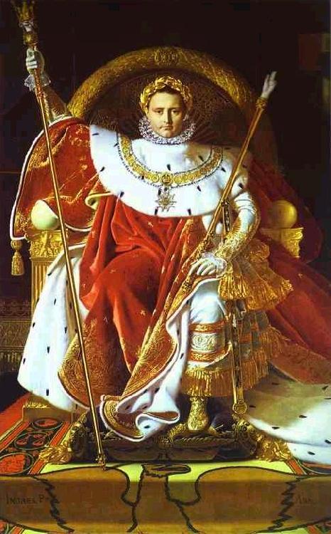 Jean Auguste Dominique Ingres Portrait of Napoleon on the Imperial Throne oil painting image